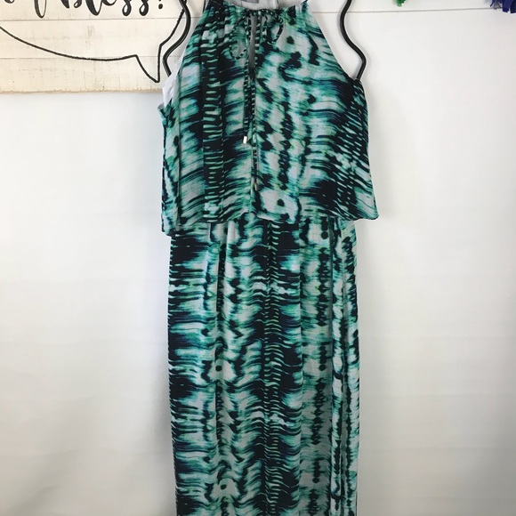 Octavia double layer woven maxi dress - Picture 2 of 5